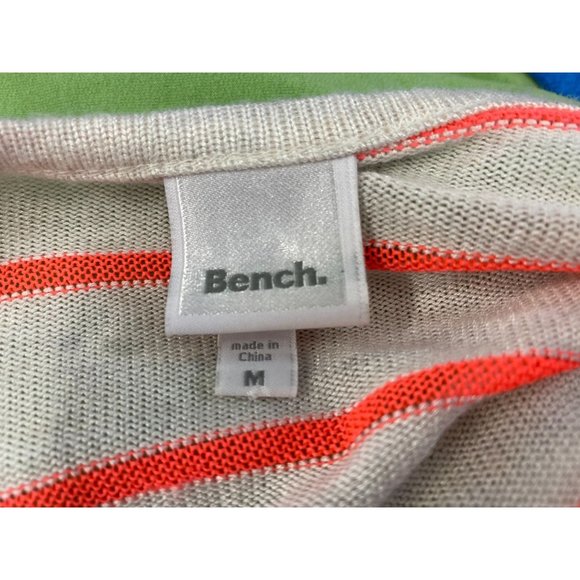 Bench Open Front Cardigan Sweater Size Medium Viscose Blend Sleeveless - Picture 2 of 4